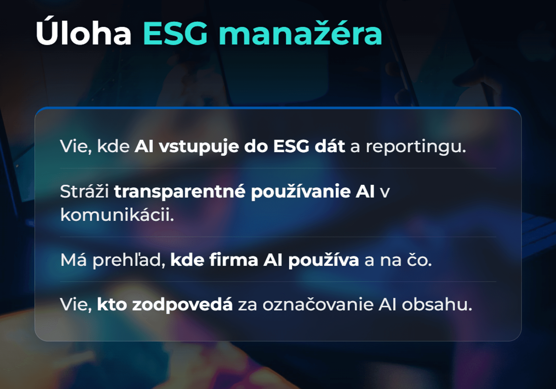 ESG AI act